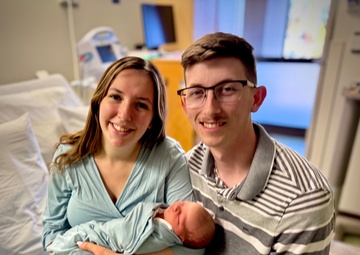 Newborn Arrives Unexpectedly at Naval Medical Center San Diego’s Flag Circle