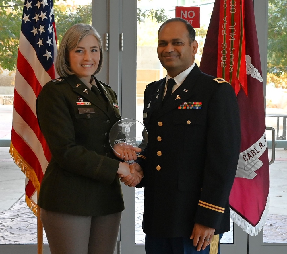 Fort Cavazos Soldier wins U.S. Army Company Grade Social Worker of the Year