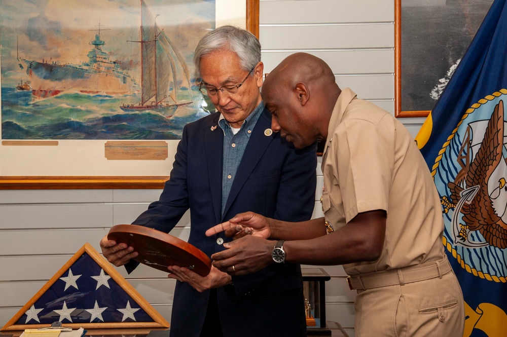 Mayor Tatsunobu Isoda of Nagaoka visits Joint Base Pearl Harbor-Hickam