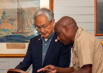 Mayor Tatsunobu Isoda of Nagaoka visits Joint Base Pearl Harbor-Hickam