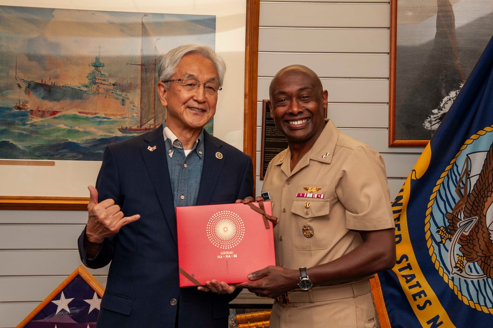 Mayor Tatsunobu Isoda of Nagaoka visits Joint Base Pearl Harbor-Hickam