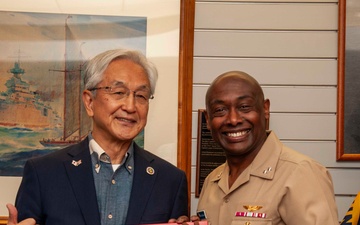 Mayor Tatsunobu Isoda of Nagaoka visits Joint Base Pearl Harbor-Hickam