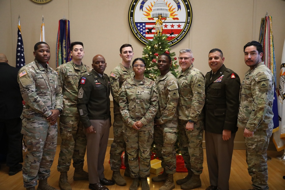 D.C. National Guard Commanding General Hosts Holiday Reception