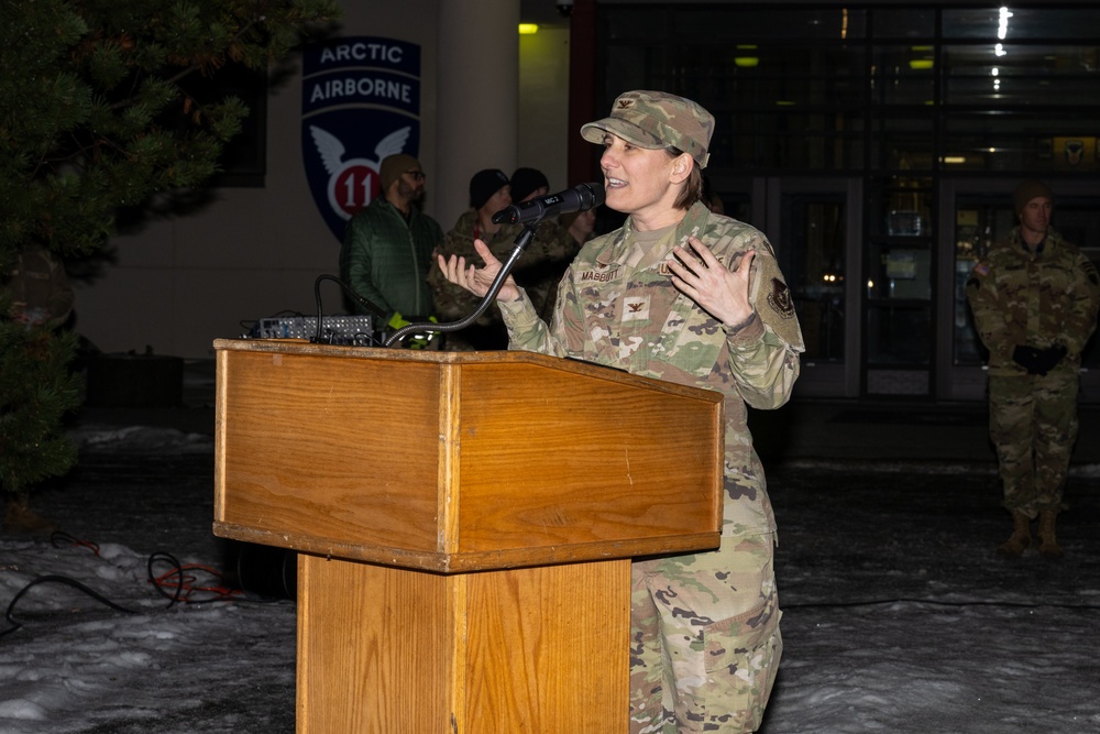 JBER hosts annual tree-lighting ceremony