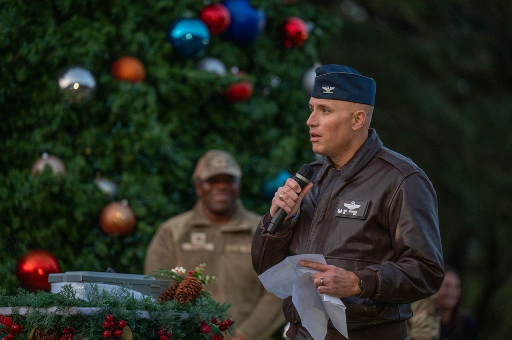 Barksdale AFB Tree Lighting Ceremony