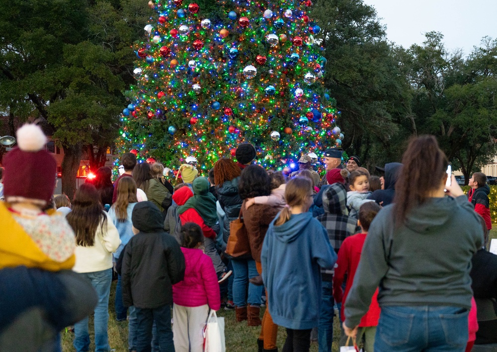 Barksdale AFB Tree Lighting Ceremony