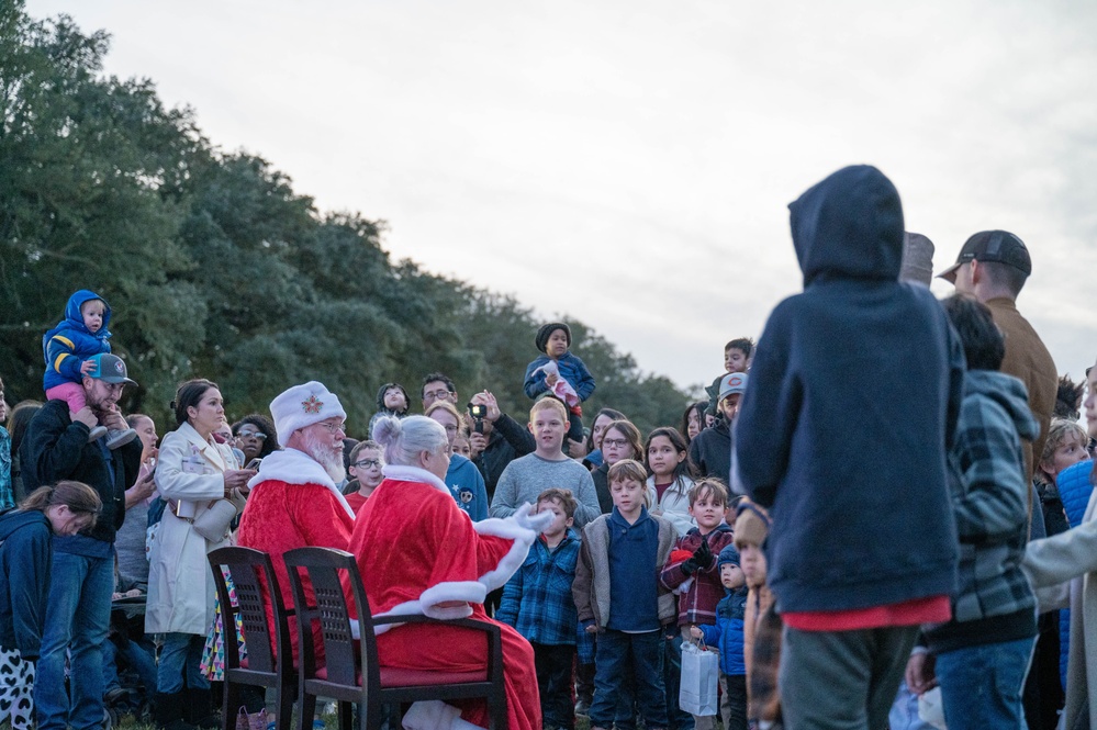 Barksdale AFB Tree Lighting Ceremony