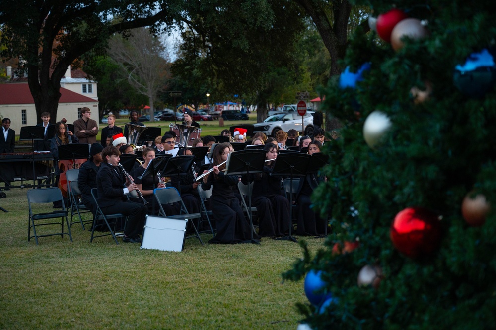 Barksdale AFB Tree Lighting Ceremony