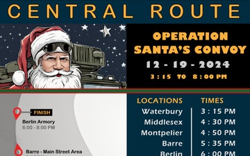 Vermont National Guard hosts 2024 Operation Santa's Convoy