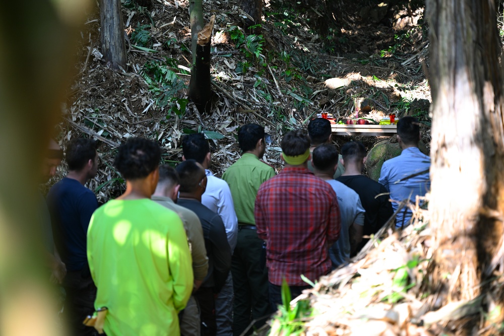 DPAA, VNOSMP bless recovery site before excavation