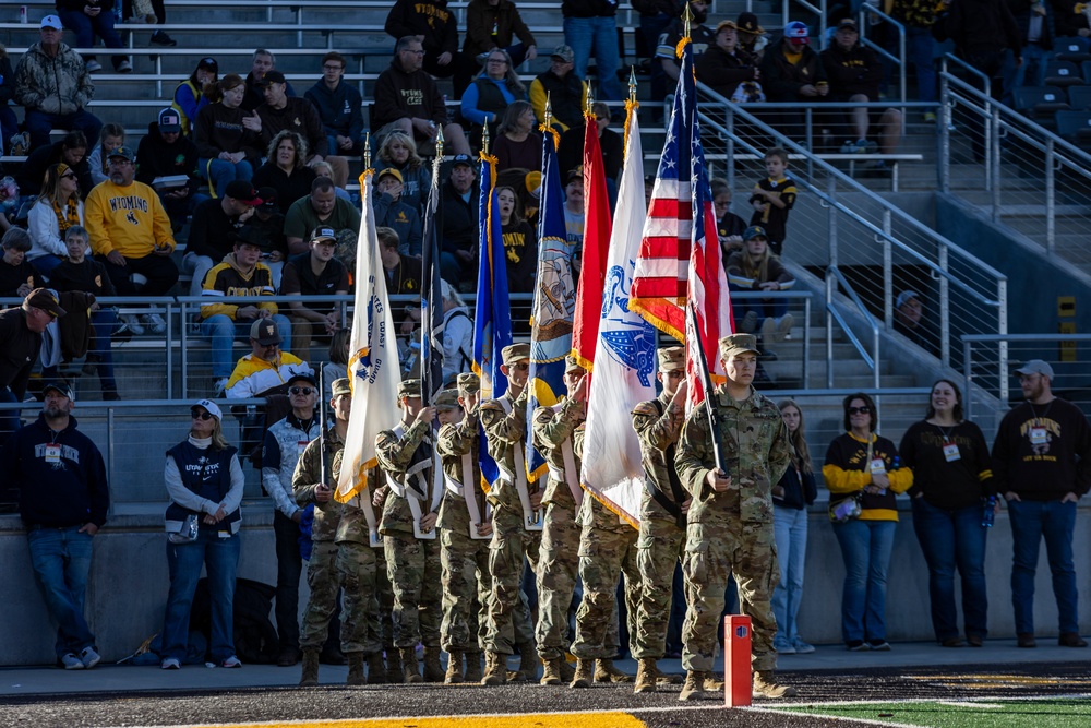 University of Wyoming Cowboy football military appreciation game