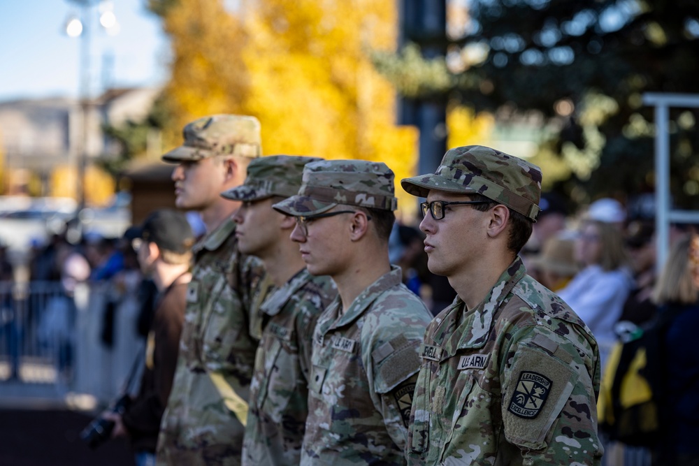 University of Wyoming Cowboy football military appreciation game