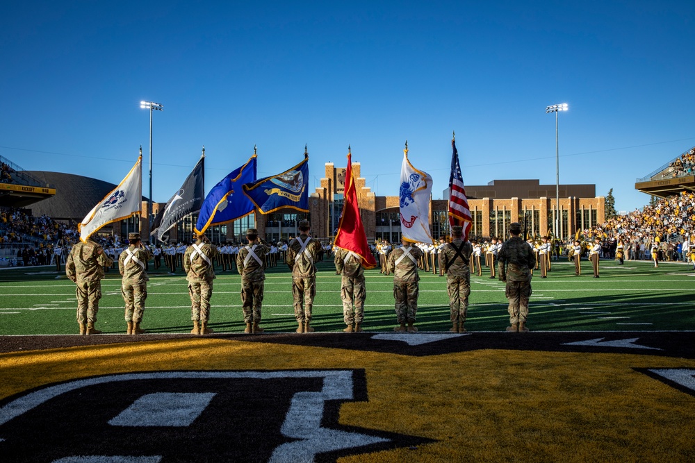 University of Wyoming Cowboy football military appreciation game