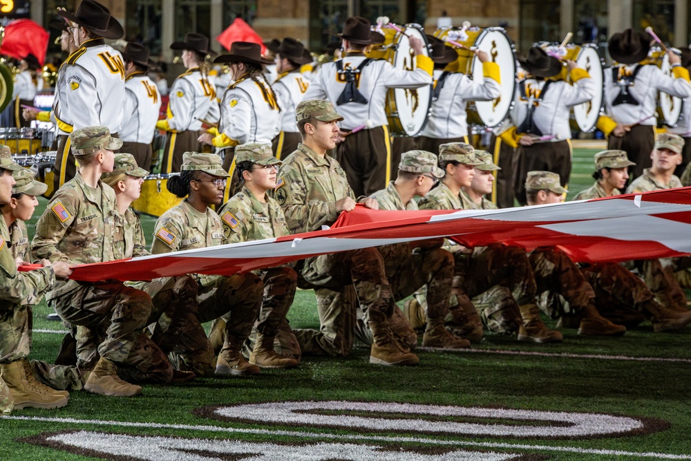 University of Wyoming Cowboy football military appreciation game