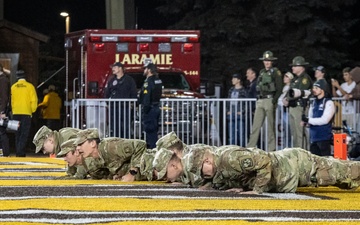 University of Wyoming Cowboy football military appreciation game