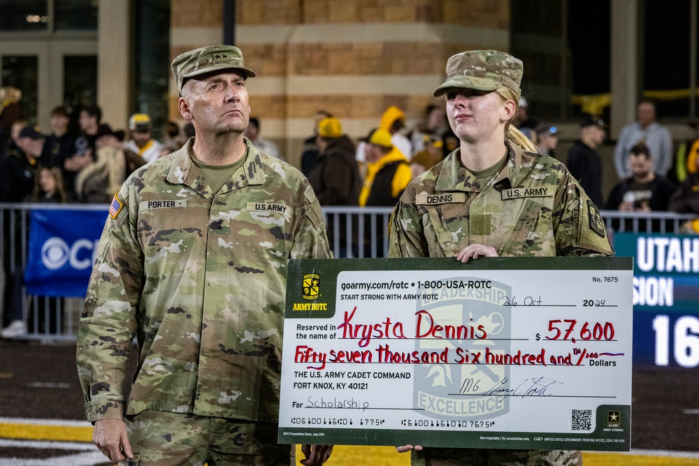 University of Wyoming Cowboy football military appreciation game