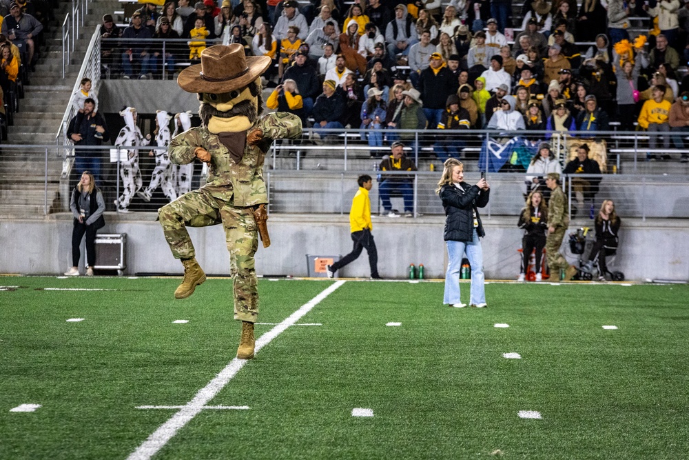 University of Wyoming Cowboy football military appreciation game