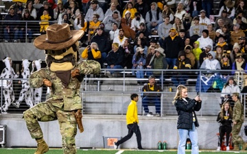 University of Wyoming Cowboy football military appreciation game