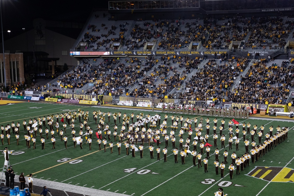 241026 UW Cowboy Football Military Appreciation Game