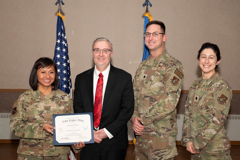 354th FW welcomes newly appointed honorary commanders