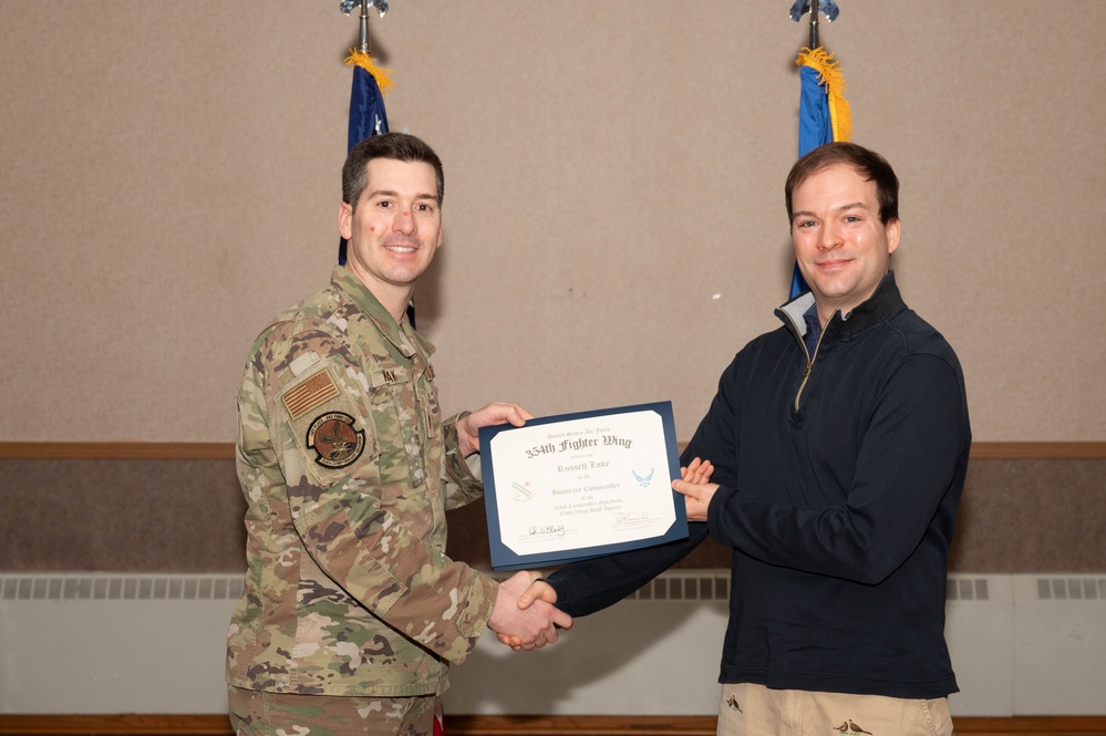 354th FW welcomes newly appointed honorary commanders