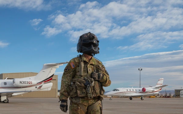 Karl Mecklenburg visits Wyoming Army National Guard armories