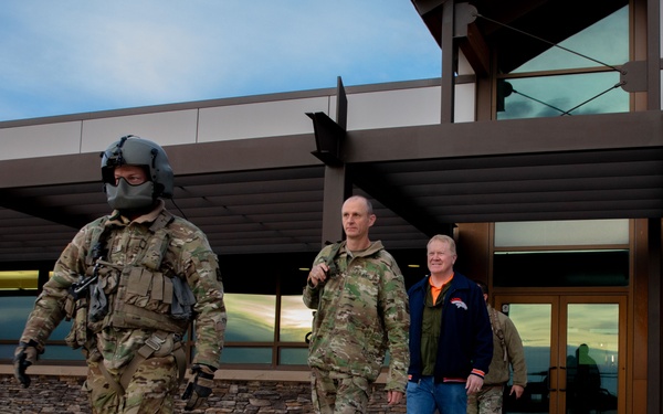 Karl Mecklenburg visits Wyoming Army National Guard armories