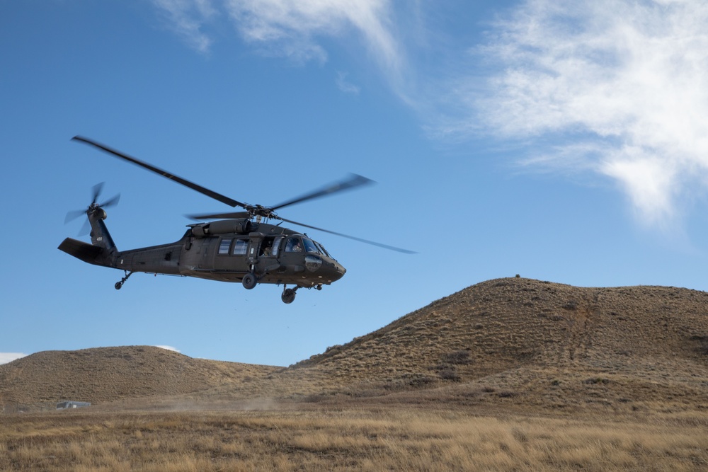 Karl Mecklenburg visits Wyoming Army National Guard armories