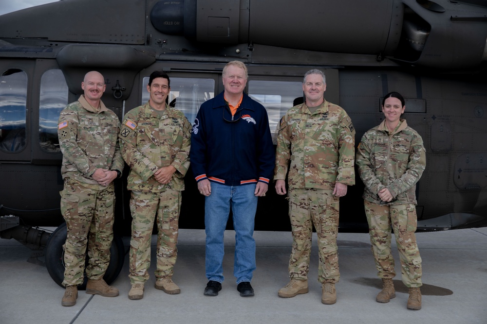 Karl Mecklenburg visits Wyoming Army National Guard armories