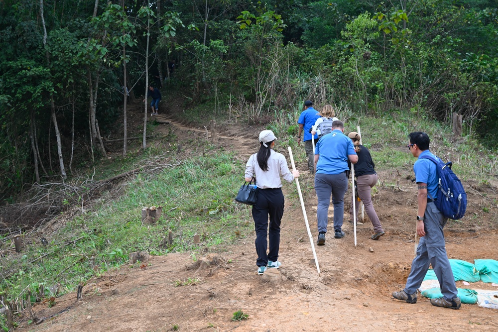 DPAA, VNOSMP, and US Embassy officials visit recovery site