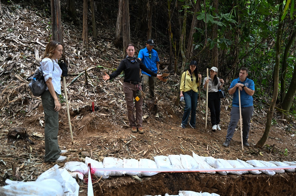 DPAA, VNOSMP, and US Embassy officials visit recovery site