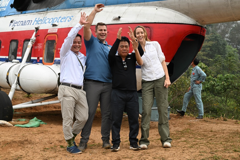 DPAA, VNOSMP, and US Embassy officials visit recovery site