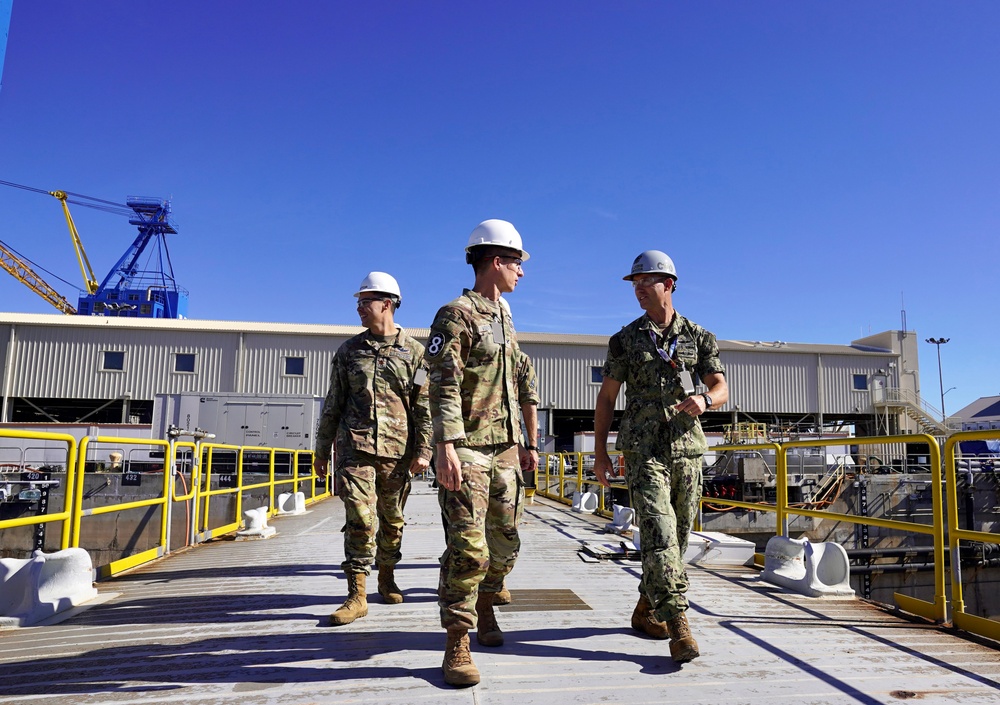 Space Force Members Visits Pearl Harbor Naval Shipyard