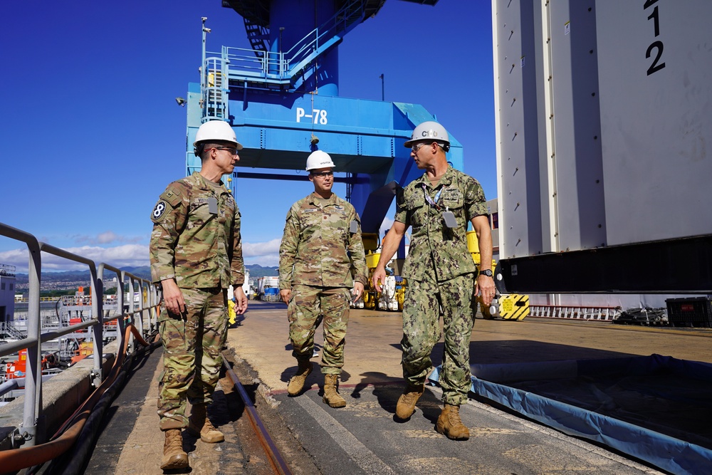 Space Force Members Visits Pearl Harbor Naval Shipyard