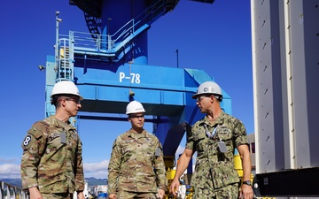 Space Force Members Visits Pearl Harbor Naval Shipyard