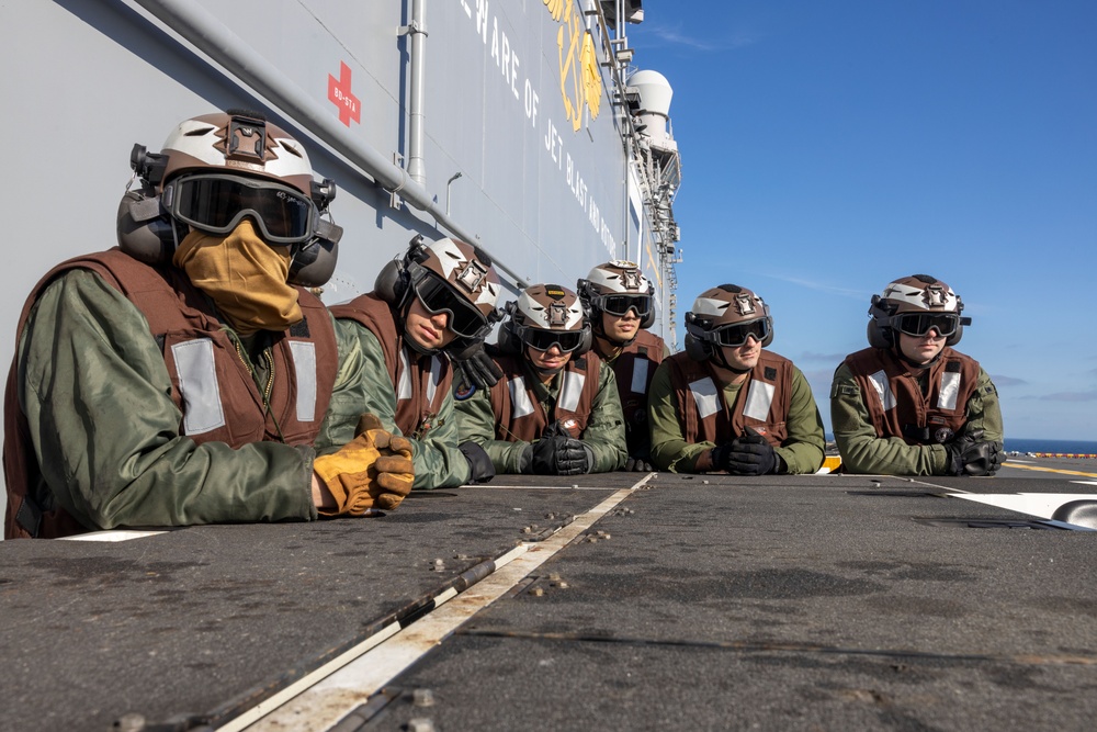 Steel Knight 24: VMFA-211 F-35B Lightning IIs arrive to USS Tripoli