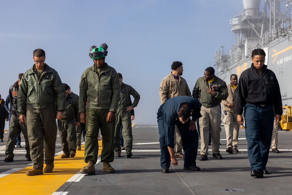 Steel Knight 24: VMFA-211 F-35B Lightning IIs arrive to USS Tripoli