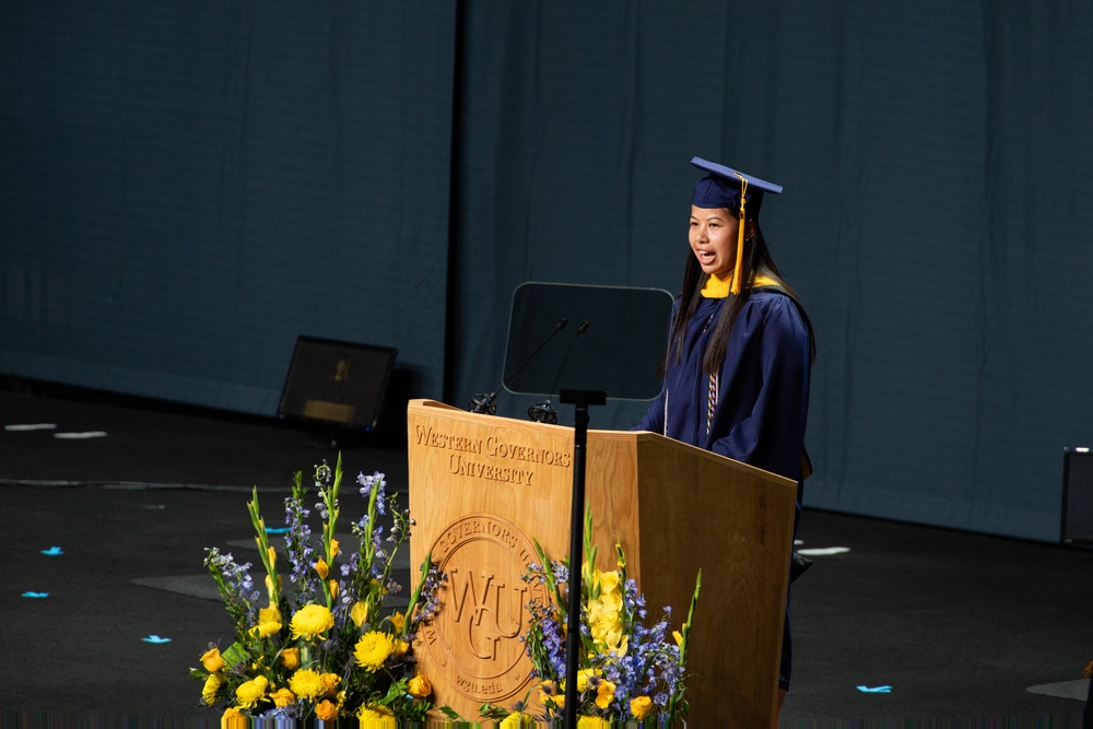 Marine Captain receives Master of Science degree