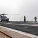 USS Ronald Reagan (CVN76) Sailors conduct flight deck operations