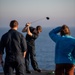 Morale, Welfare, and Recreation hosts an event on the flight deck of USS Ronald Reagan (CVN 76)