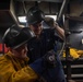 USS Ronald Reagan (CVN 76) Sailors practice welding