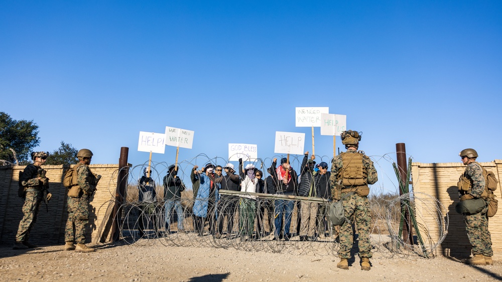 U.S. Marines conduct embassy reinforcement, military assisted departure training during Steel Knight 24