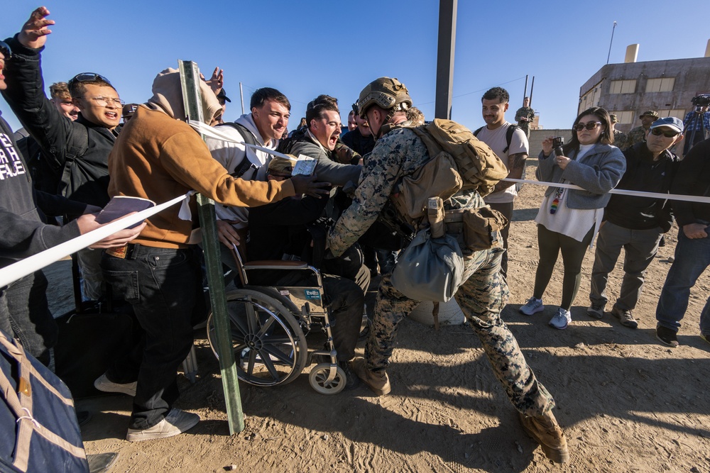 U.S. Marines conduct embassy reinforcement, military assisted departure training during Steel Knight 24