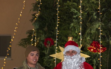 A Reminder of Home: U.S. Soldiers and NATO Allies Celebrate the Coming of Christmas