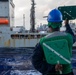 USS Spruance and USS Michael Murphy conduct replenishment-at-sea with USNS Henry J. Kaiser