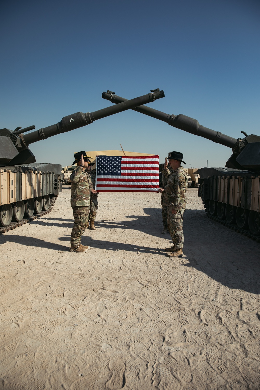 Brothers-in-law Re-enlistment Ceremony