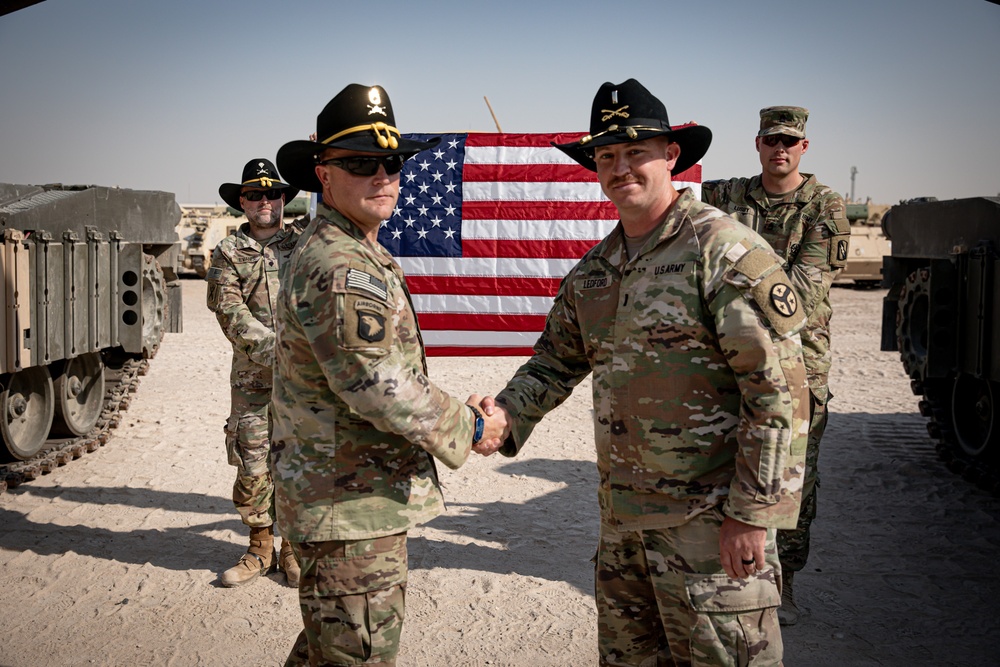 Brothers-in-law Re-enlistment Ceremony