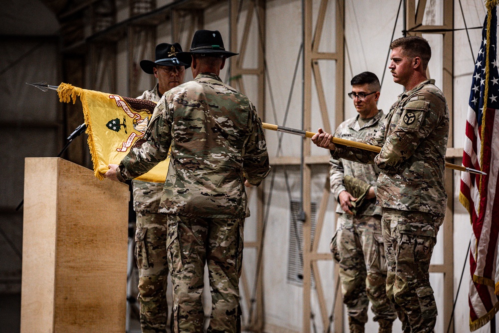 Transfer of Authority Between 635th Armor Regiment and 278th Armored Calvary Regiment