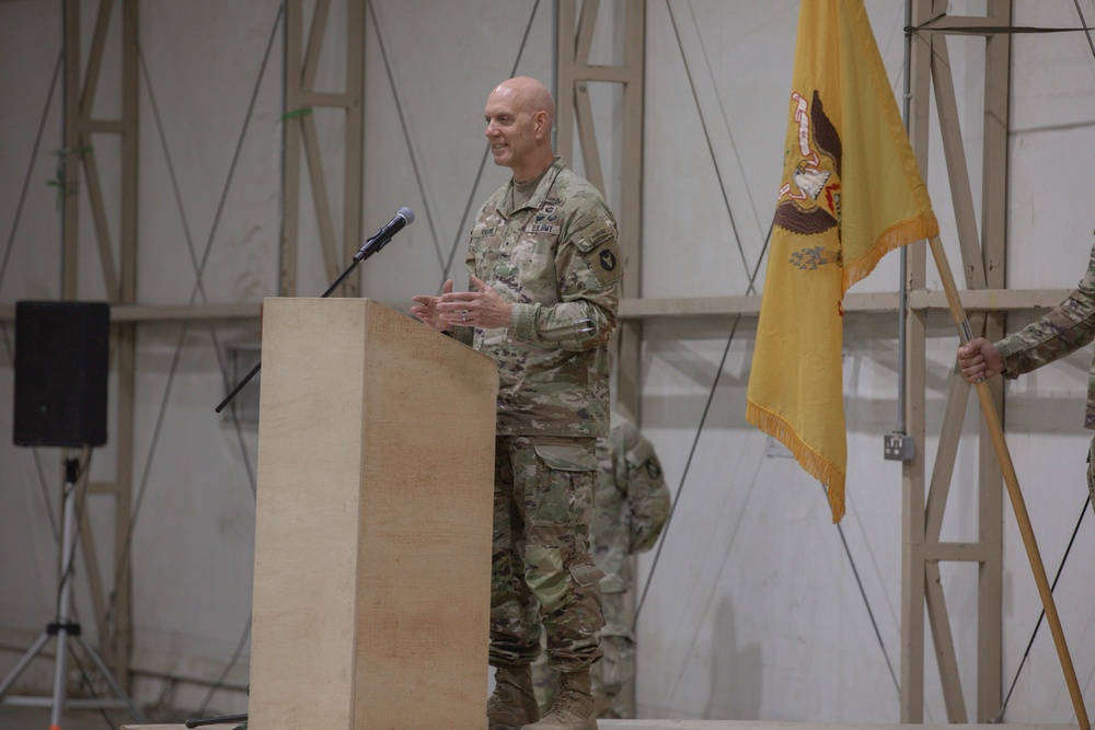 Transfer of Authority Between 635th Armor Regiment and 278th Armored Calvary Regiment