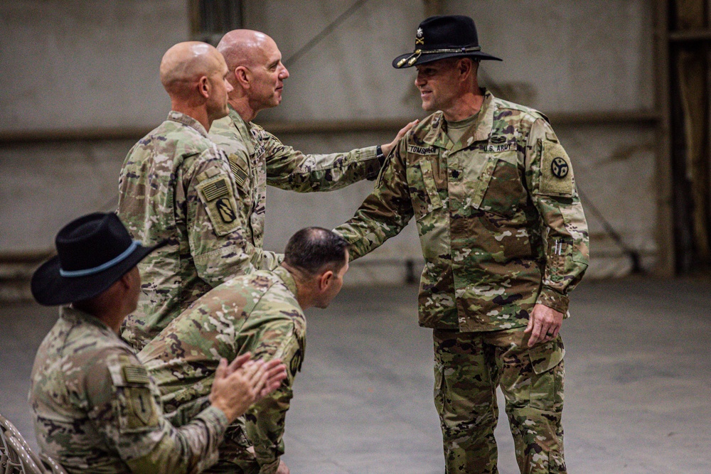 Transfer of Authority Between 635th Armor Regiment and 278th Armored Calvary Regiment